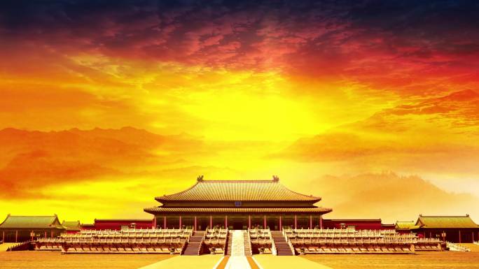 大气震撼北京故宫