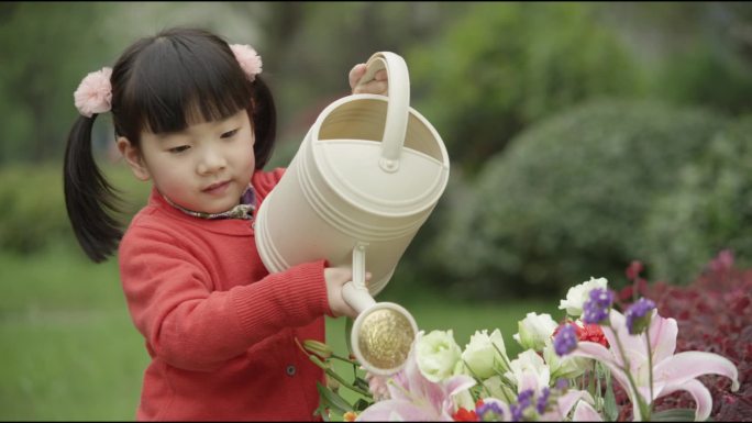 【升格】浇花的孩子