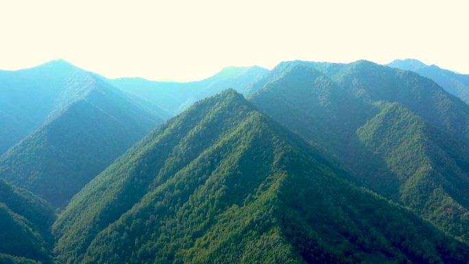 陇南林场山脉航拍