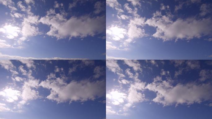 蓝天白云和阳光白云云朵云层