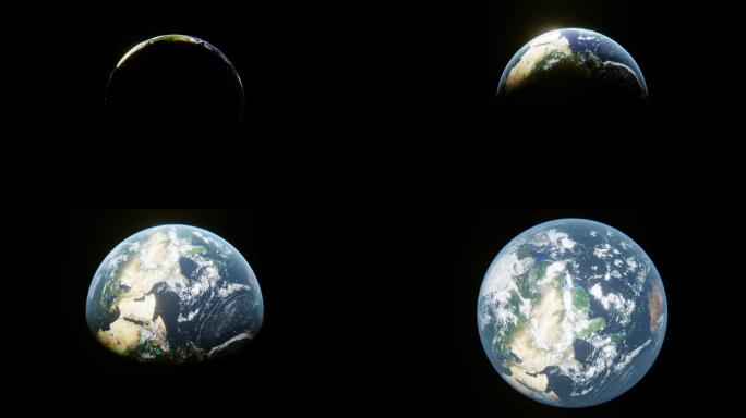 【4K】地球 蓝色星球 开场动画