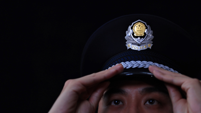 公安警察形象特写及训练工作场景A