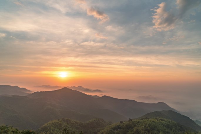 【6K】湖州德清莫干山日出延时