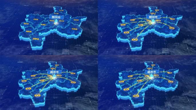 郴州市辐射全市网络地图