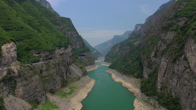 原创 重庆武隆乌江百里画廊自然风光航拍