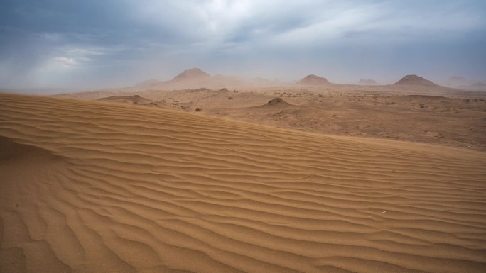 新疆克拉玛依沙漠风暴