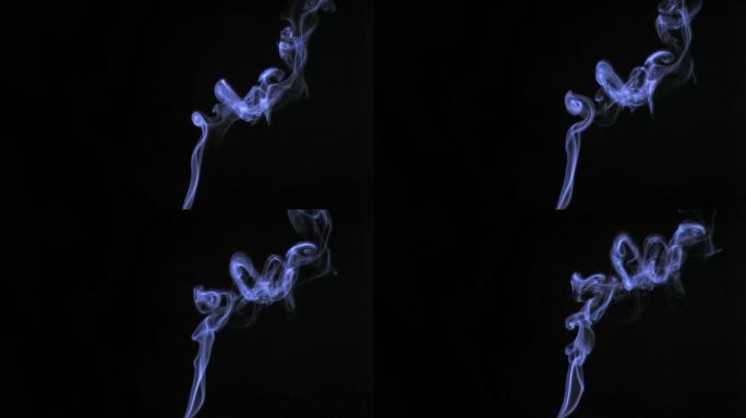 烟雾流动动画特效香薰蚊香吸烟