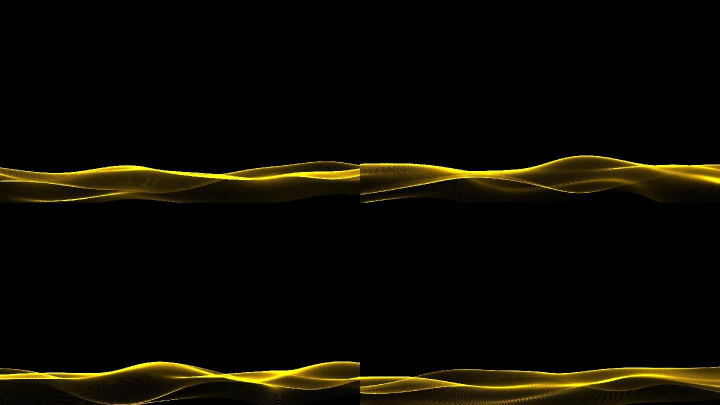 金色丝绸光效波动-循环2