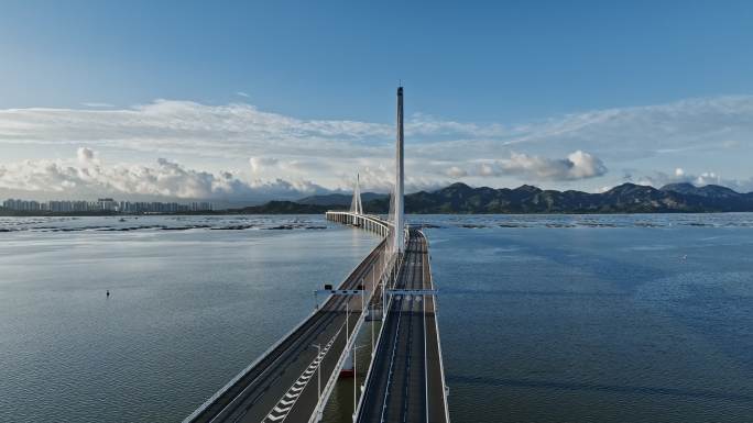 广东省深圳市南山区后海建筑群航拍