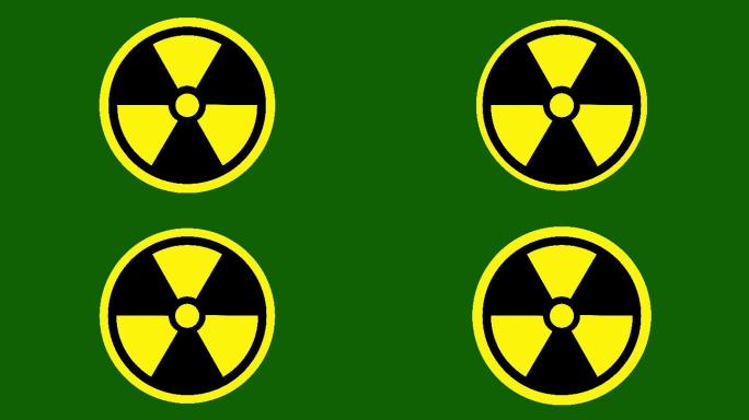 放射性标志危害警示动画