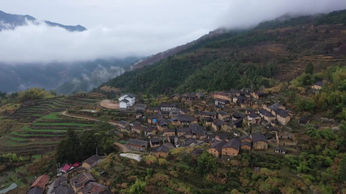 原创 浙江丽水五大堡乡西川村古村落风光