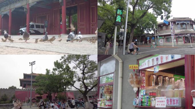 北京人文疫情之下的城市鸽子麻雀小孩