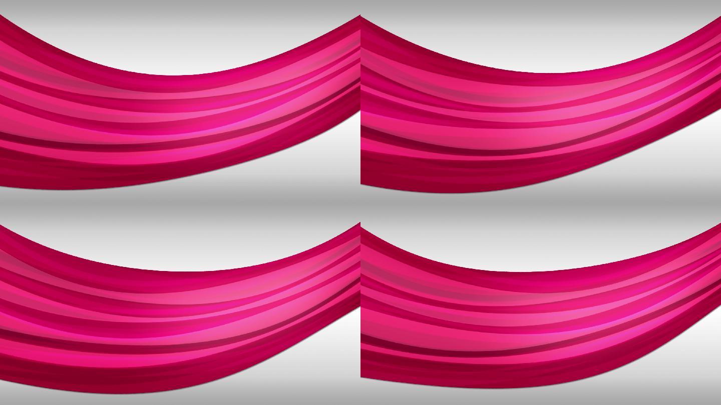 粉色管子在灰色和白色的背景下运动