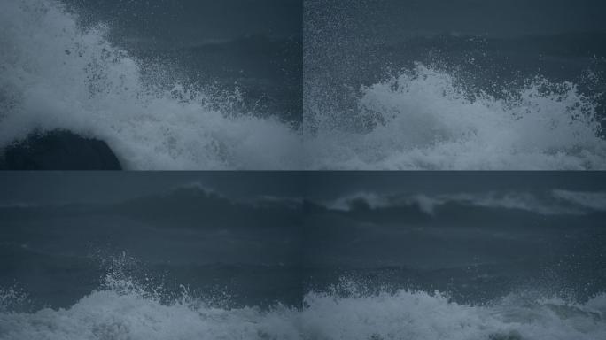 台风海浪-高速摄影