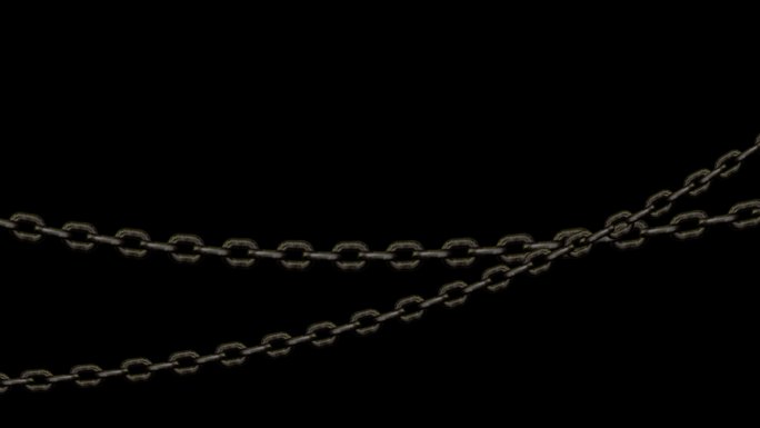 4K铁链金属运动铁器锁链