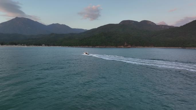 深圳天文台海边西涌旅游度假区追拍快艇跟拍