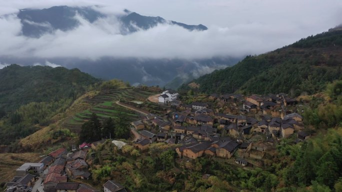 原创 浙江丽水五大堡乡西川村古村落风光