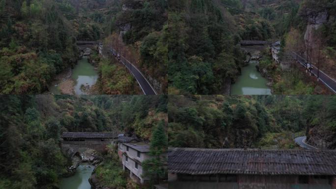 原创 浙江丽水庆元县山谷溪流公路旅行