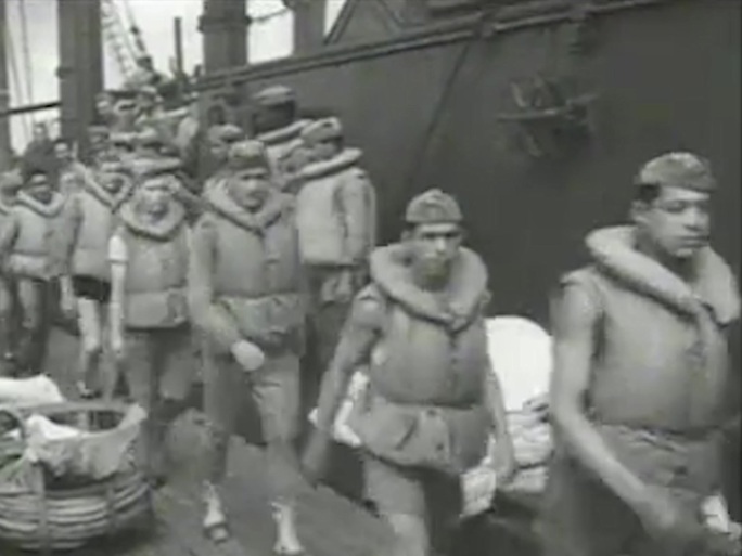 1942年巴西远征军从里约出发
