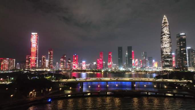 后海夜景灯光秀