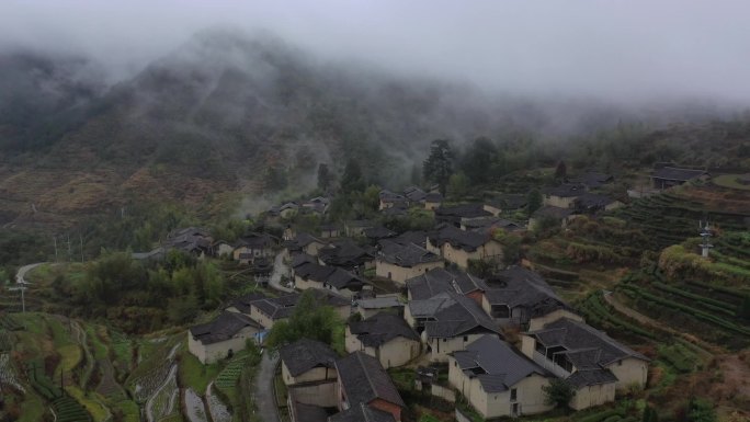 原创 浙江丽水庆元县古村落航拍风光