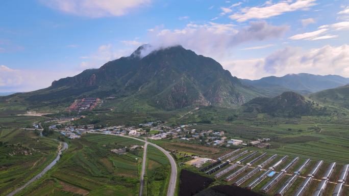 绥中三山风景区航拍视频素材4K