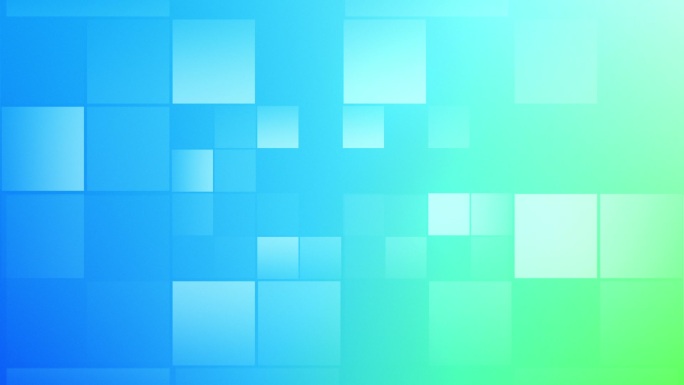 蓝色方块在运动可循环的背景