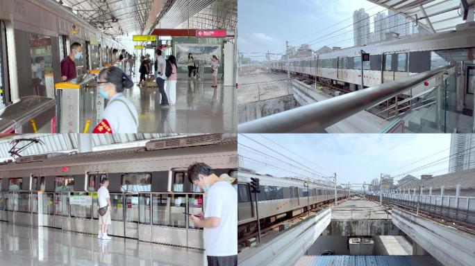 重庆地铁1号线地铁进站出站人流