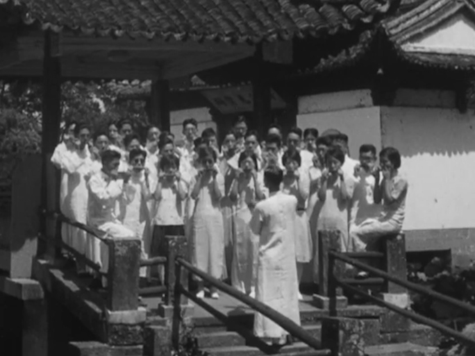 1932年师生口琴演奏汉宫秋月