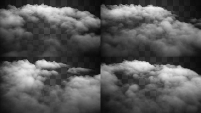 【带通道】云雾开场特效通道素材