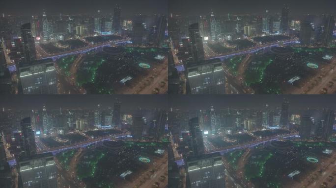 【阿莱】上海城市夜景空镜延时车流
