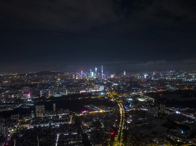 海珠视野中轴夜景