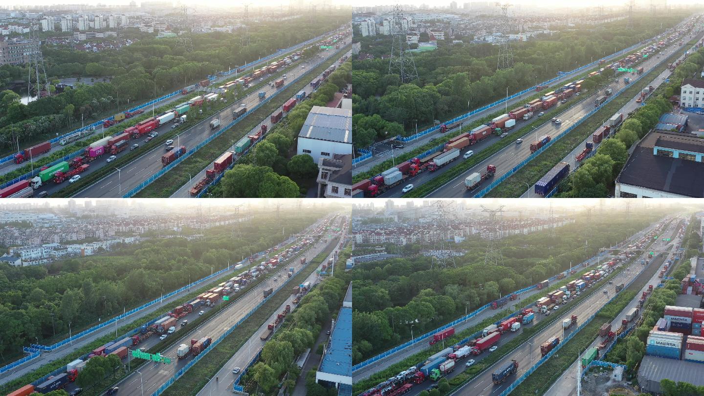 4K原素材-G1503上海绕城高速公路