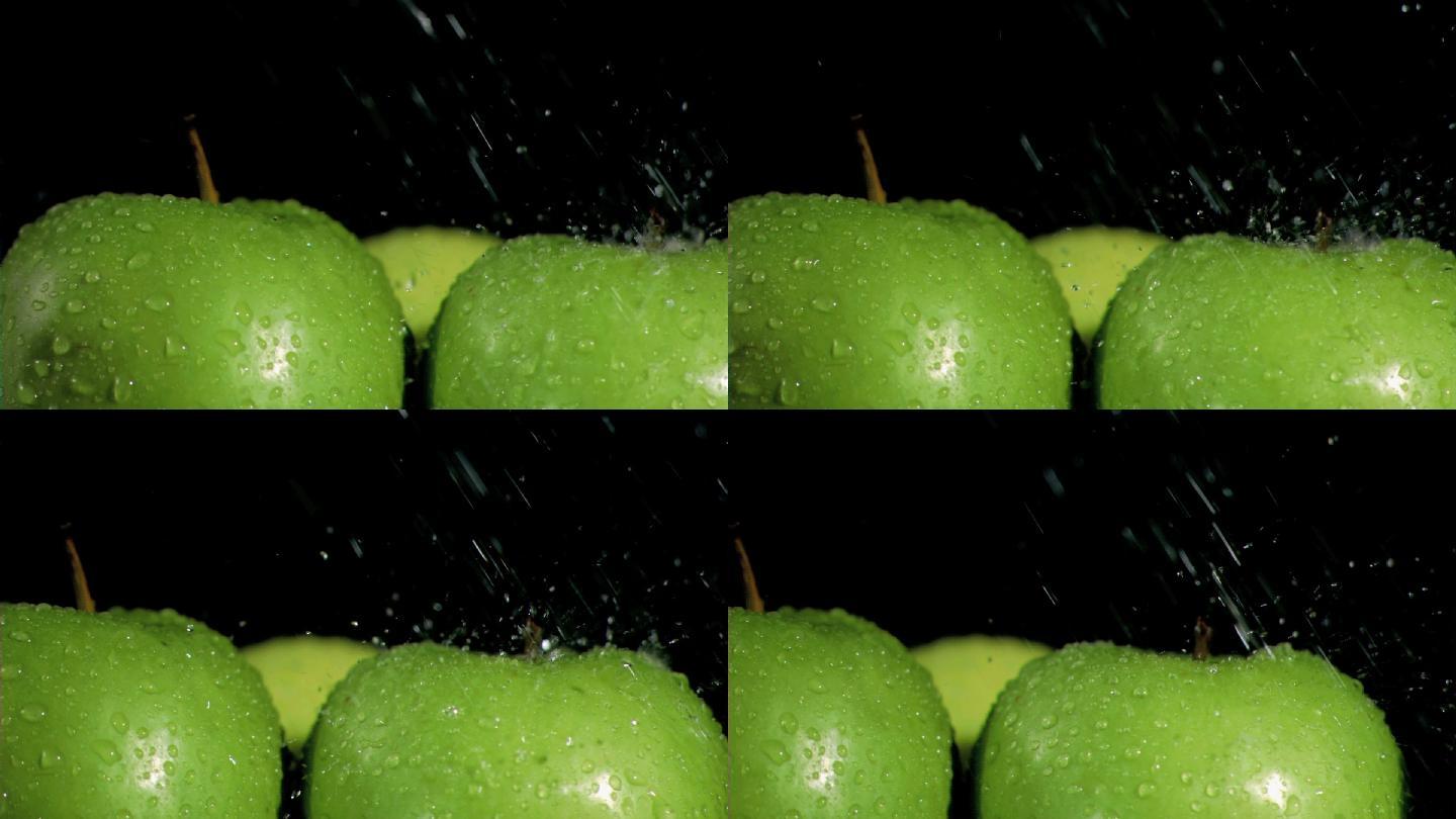 绿苹果特写水果特写青苹果