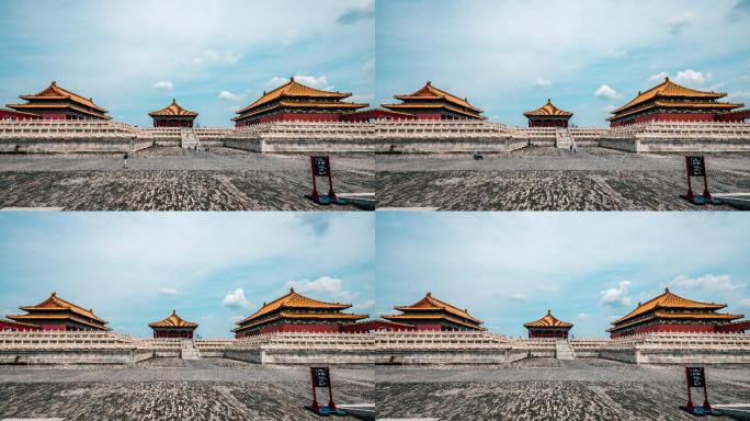 【8K】北京故宫太和殿保和殿延时摄影