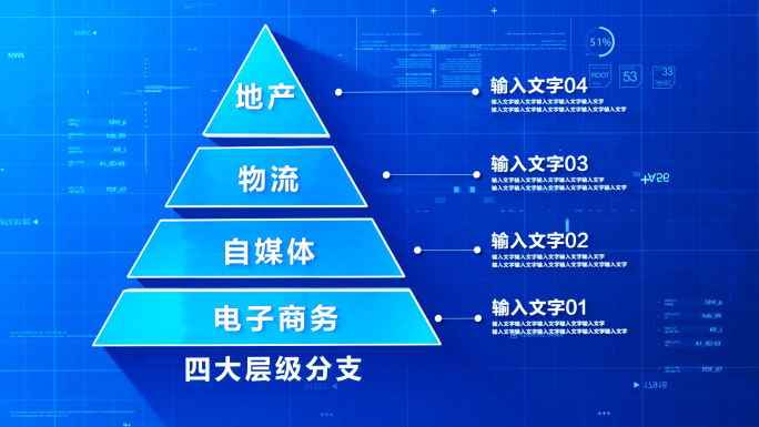 【无插件2-6层】企业科技金字塔架构