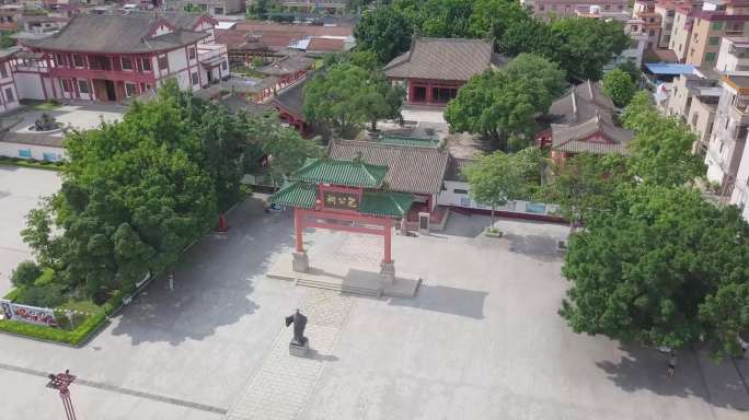 肇庆市包公文化园（包公祠）航拍视频