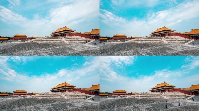 【8K】北京故宫太和殿全景延时摄影