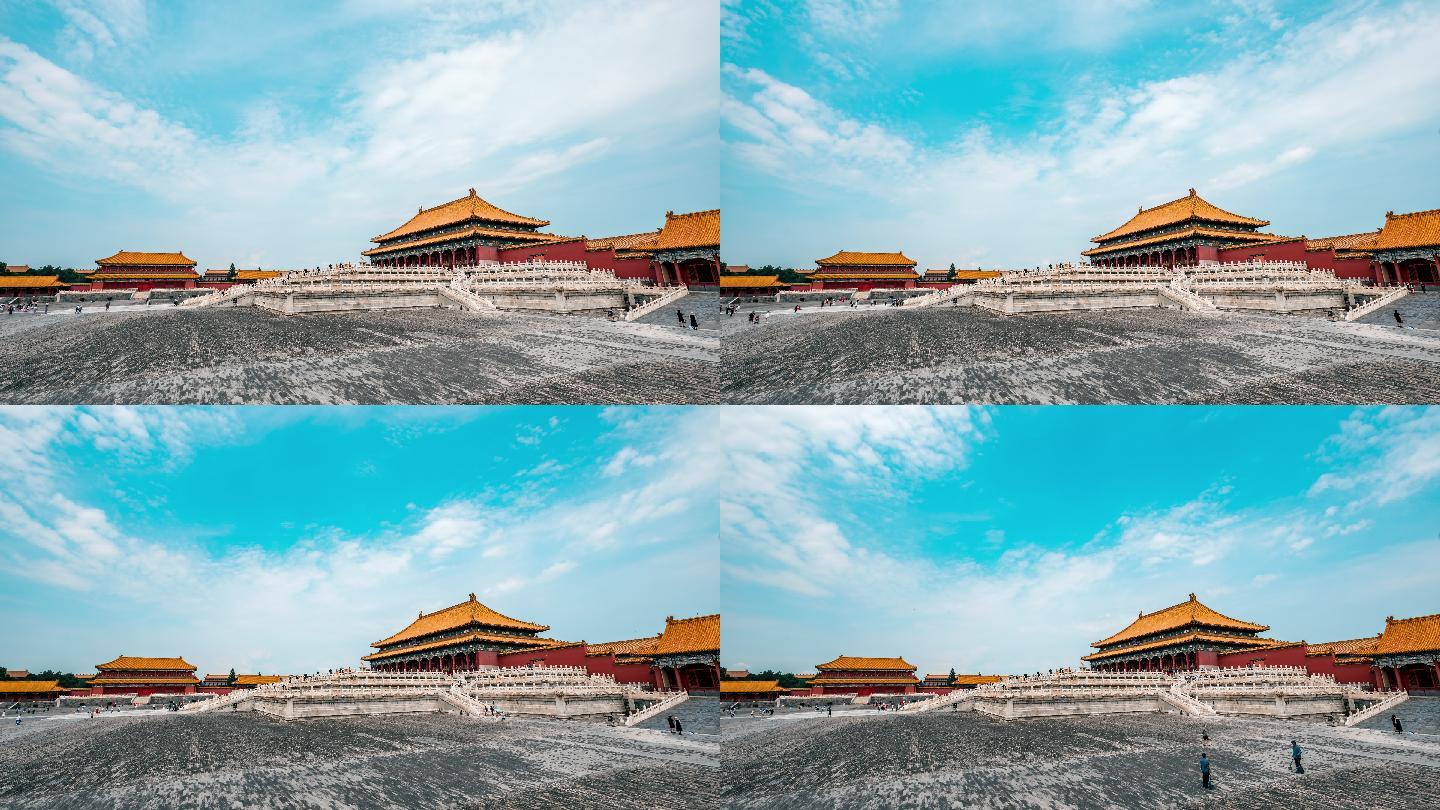【8K】北京故宫太和殿全景延时摄影