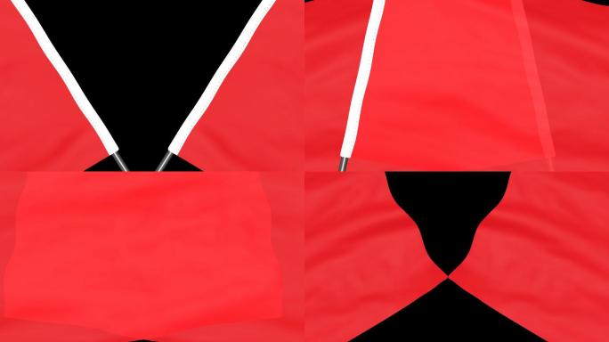 4K透明转场素材-红旗3（素材）