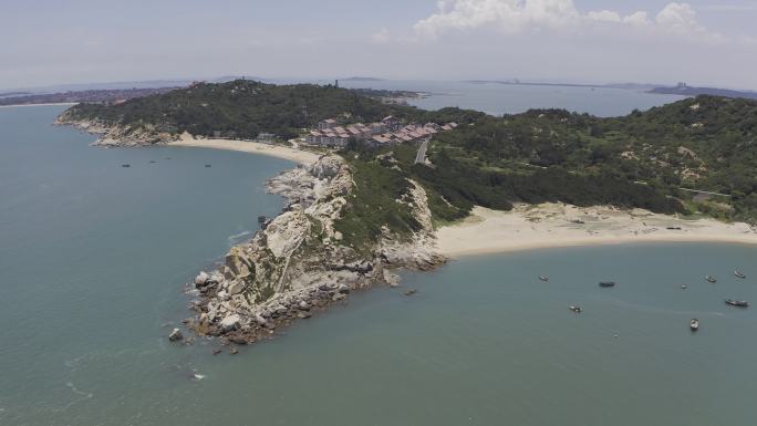 湄洲岛海边风光航拍