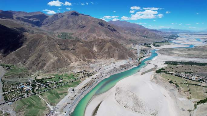 4K航拍 西藏山川河流