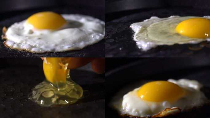 煎鸡蛋早餐