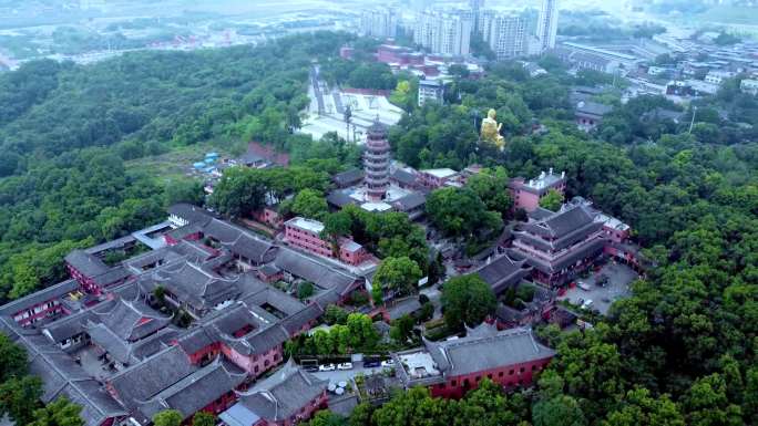 航拍华岩寺