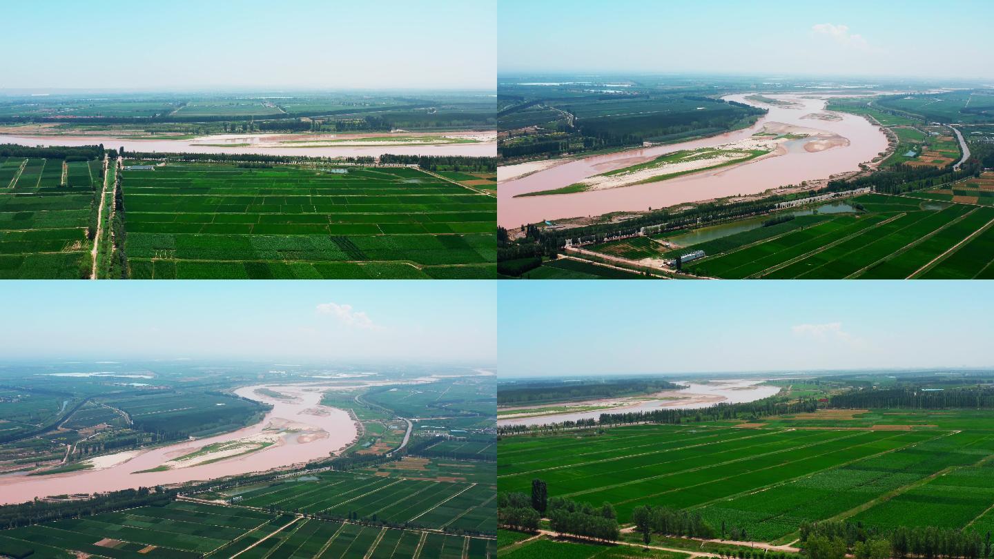 黄河农业航拍