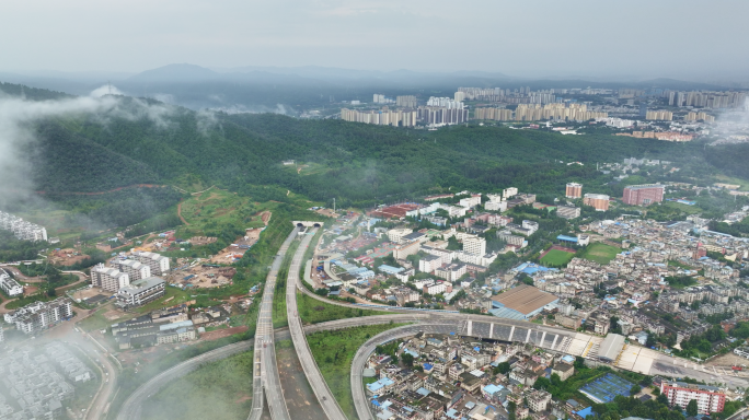 【5K】昆明北市区茨坝隧道，昆明绕城高速