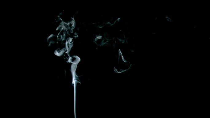 烟雾流动动画特效吸烟有害健康烟民冒烟特写