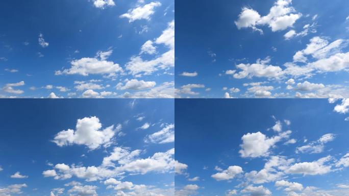 5k天空蓝天白云晴空空境云翻滚积云
