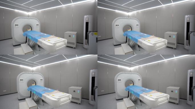 现代医院体检中心医疗设备高科技CT素材