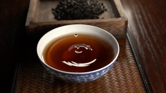 茶文化冲茶倒茶升格慢动作